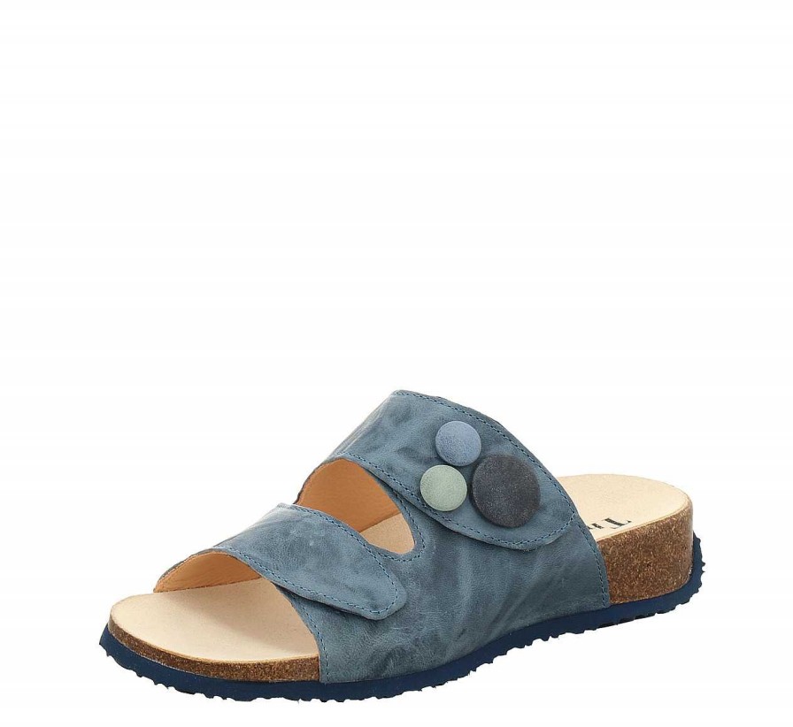 Mules | Think Mules Mizzi Mules - Denim/Combi