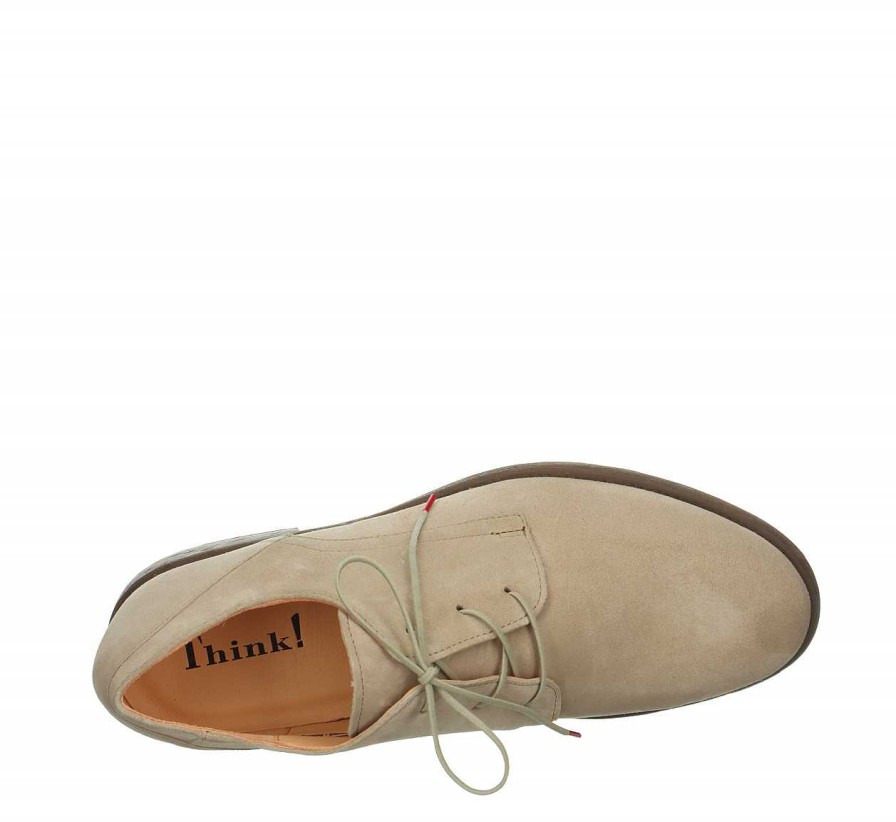 Low Shoes | Think Low Shoes Civita Lace Up Shoe - Latte