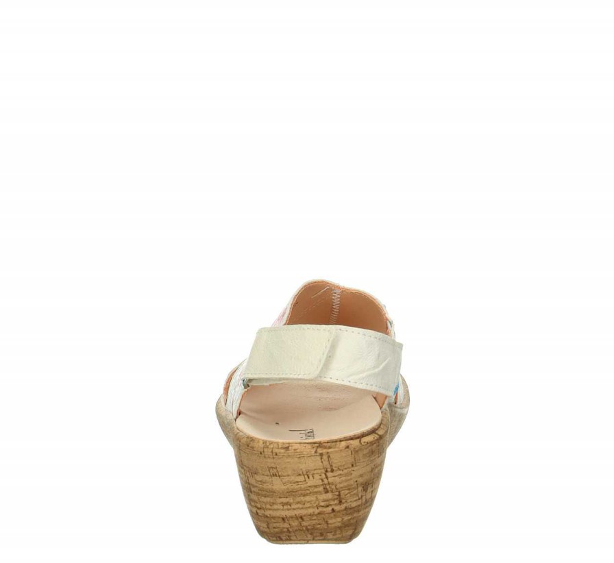 Sandals | Think Sandals Kate Plateau Sandal - Ivory/Combi