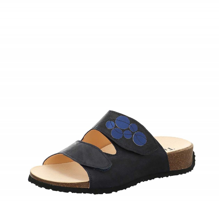 Mules | Think Mules Mizzi Mules - Navy/Combi