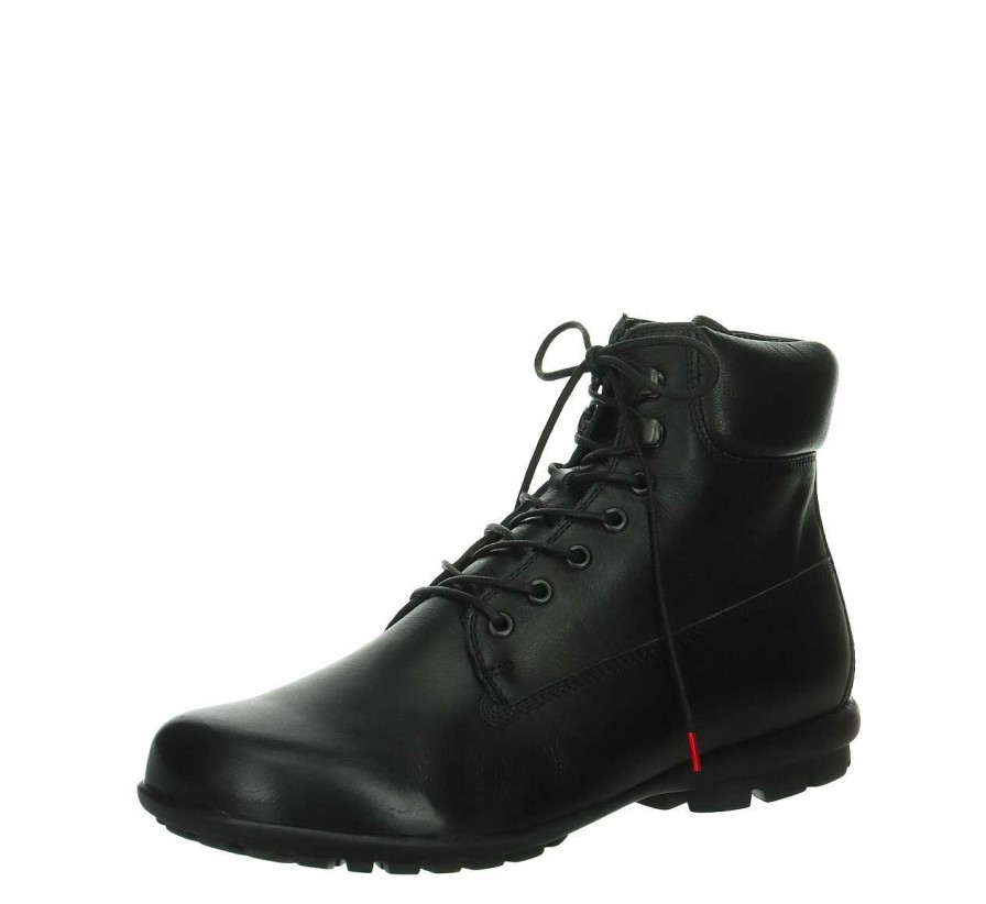 Boots & Ankle Boots | Think Boots & Ankle Boots Kong Lace Up Boot - Black/Combi