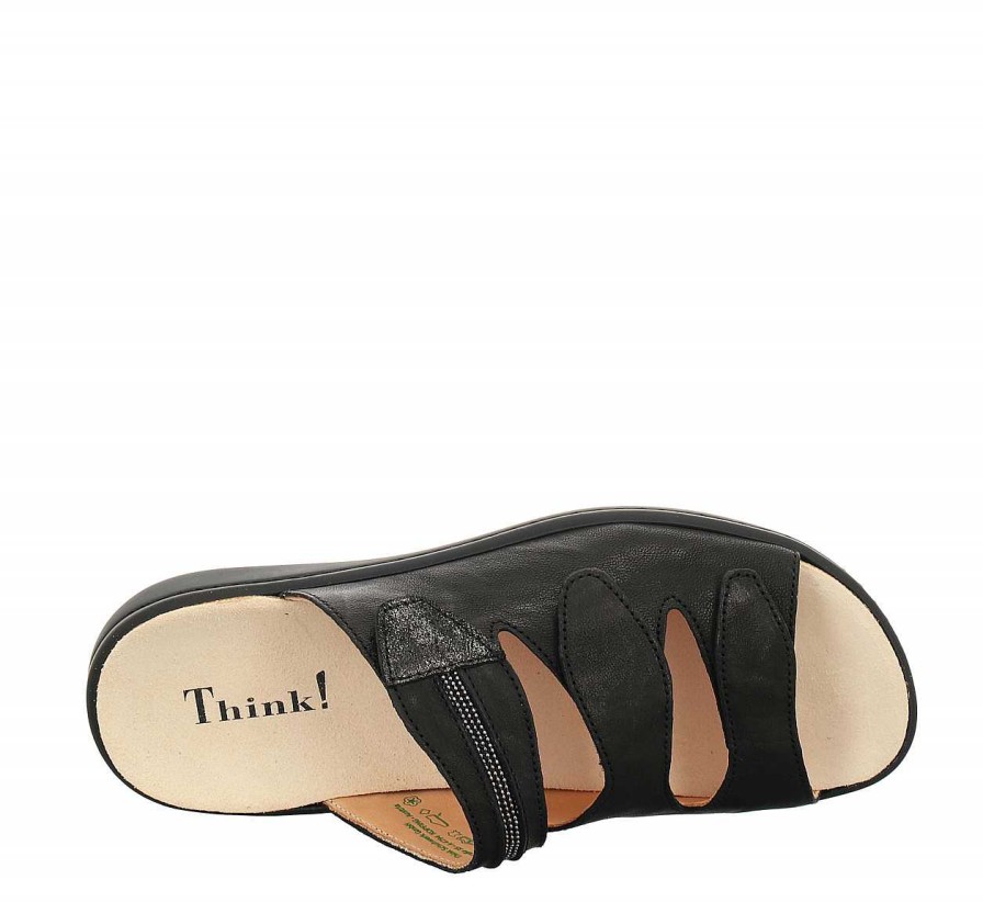 Mules | Think Mules Camilla Mules - Black