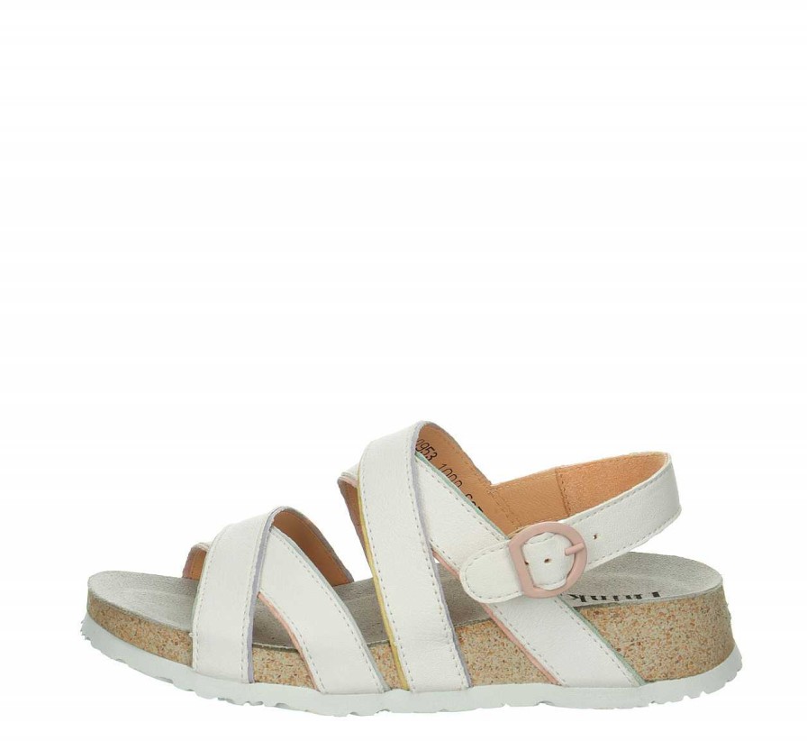 Sandals | Think Sandals Koak Strap Sandal - Bianco/Combi