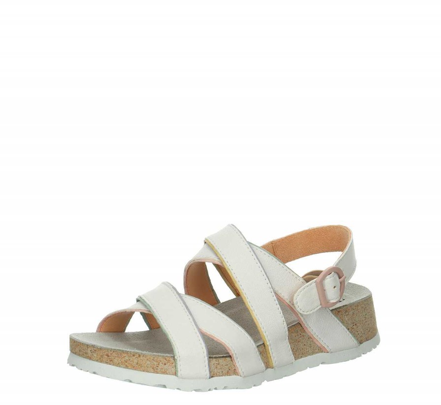 Sandals | Think Sandals Koak Strap Sandal - Bianco/Combi