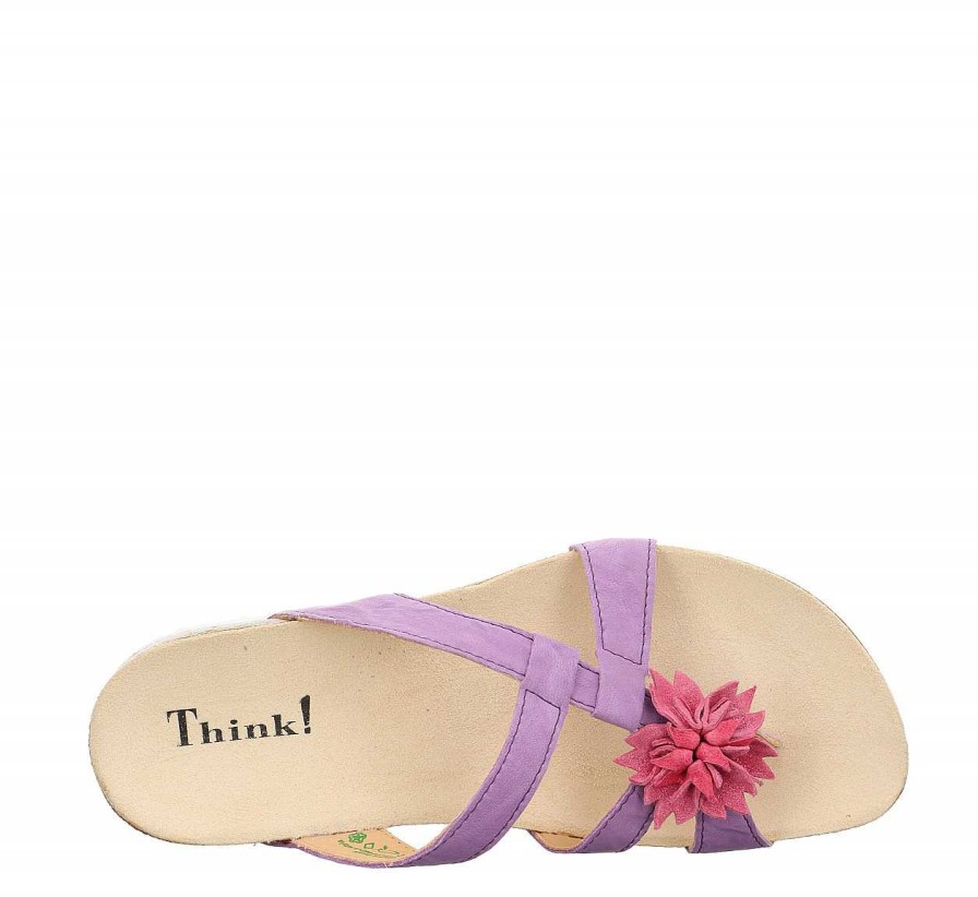 Mules | Think Mules Julia Mules - Lilac/Combi