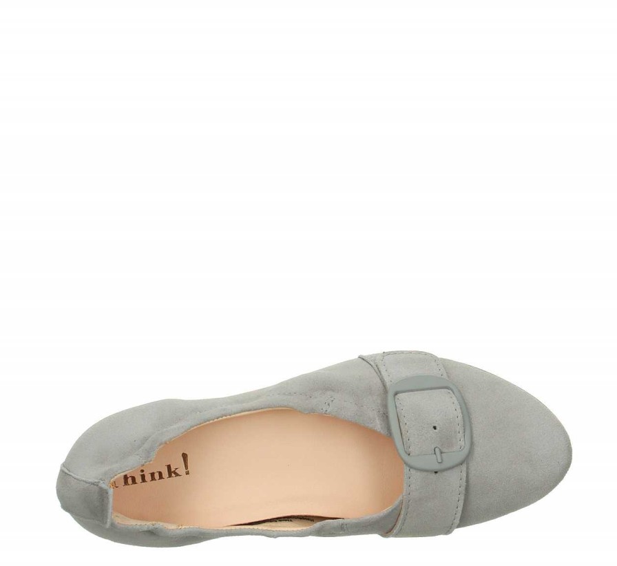 Ballerinas | Think Ballerinas Guad2 Ballerina - Steel