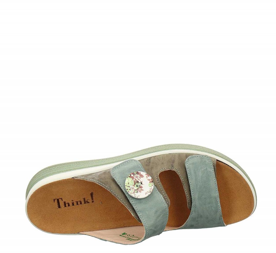 Mules | Think Mules Meggie Mules - Verdolino/Combi