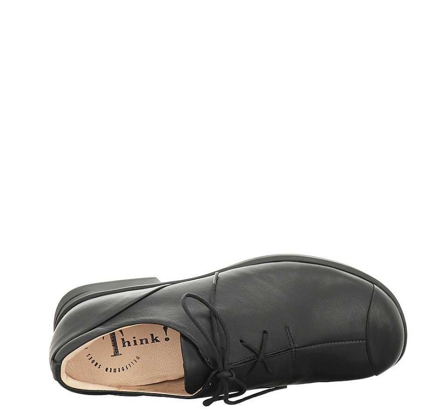 Low Shoes | Think Low Shoes Pensa Damen Lace Up Shoe - Black