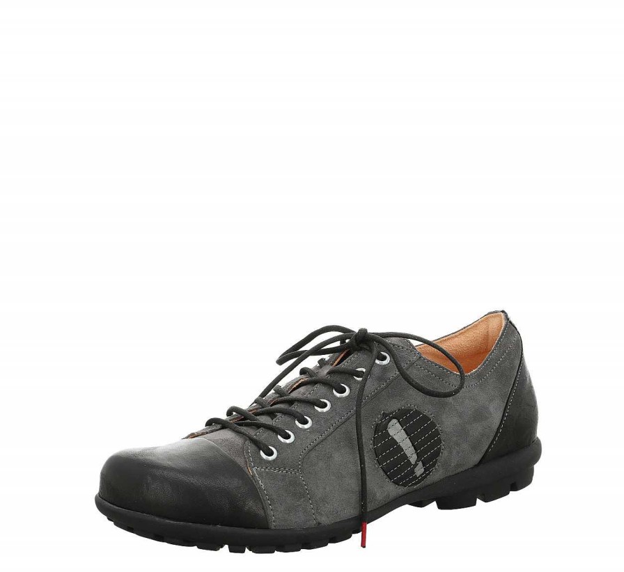 Low Shoes | Think Low Shoes Kong Lace Up Shoe - Black/Combi