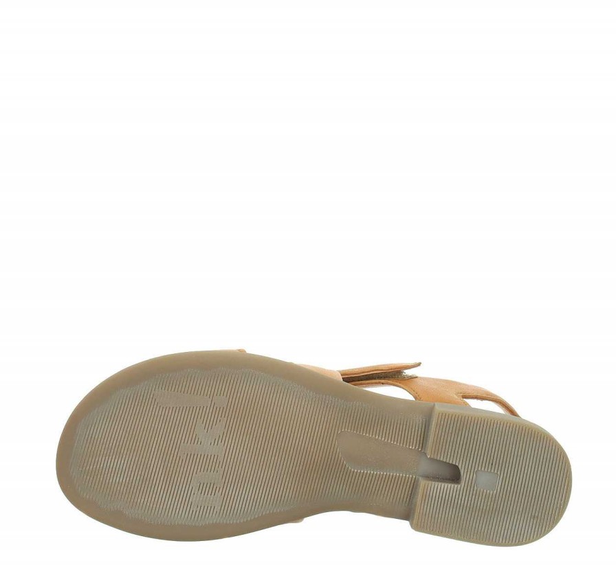 Sandals | Think Sandals Kamaa Strap Sandal - Cognac