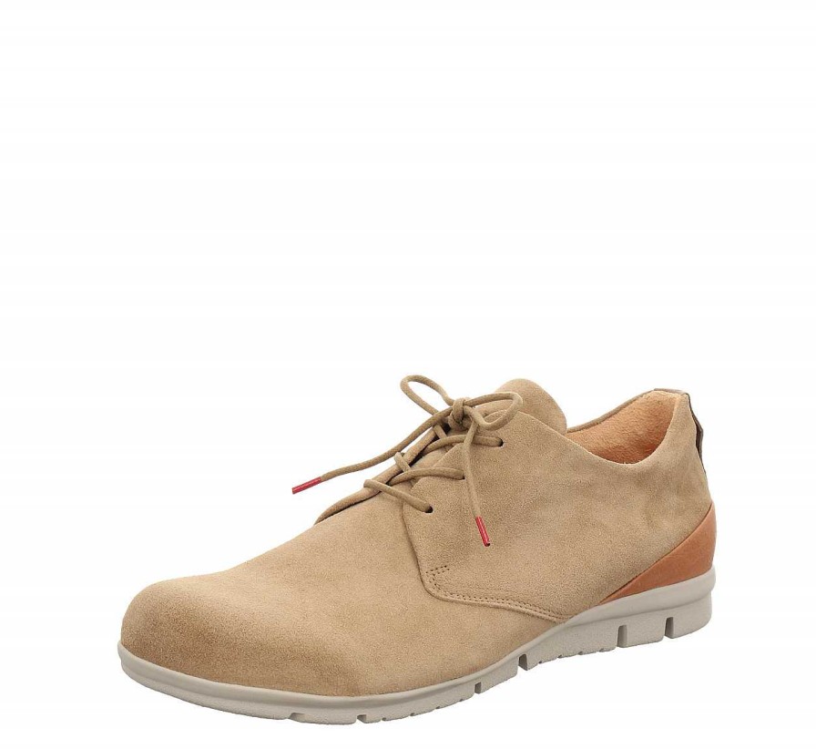 Low Shoes | Think Low Shoes King Lace Up Shoe - Beige/Combi