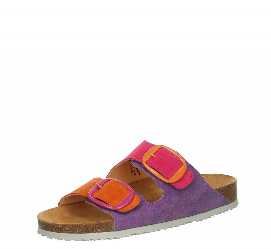 Mules | Think Mules Moe Mules - Lilac/Combi