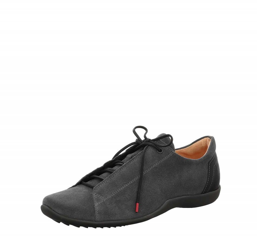 Low Shoes | Think Low Shoes Stone Lace Up Shoe - Asphalt/Combi