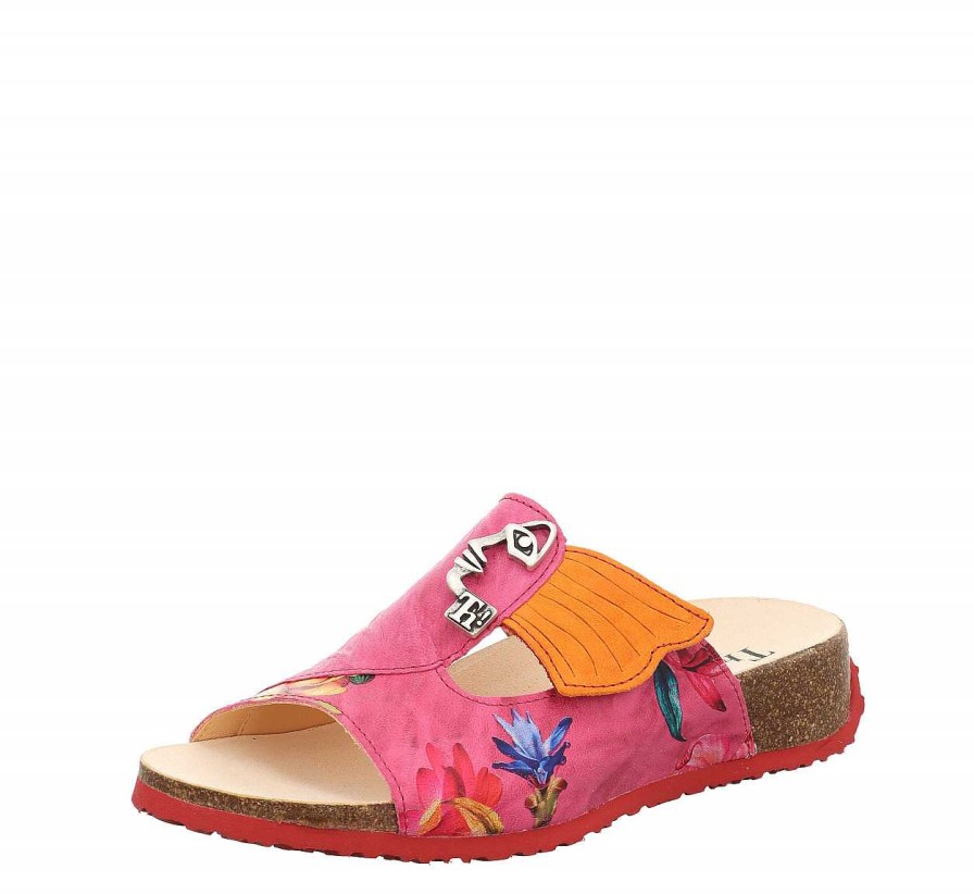 Mules | Think Mules Mizzi Mules - Fuxia/Combi