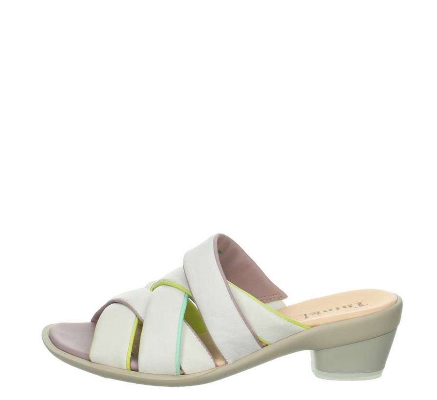 Sandals | Think Sandals Zaza Mules - Bianco