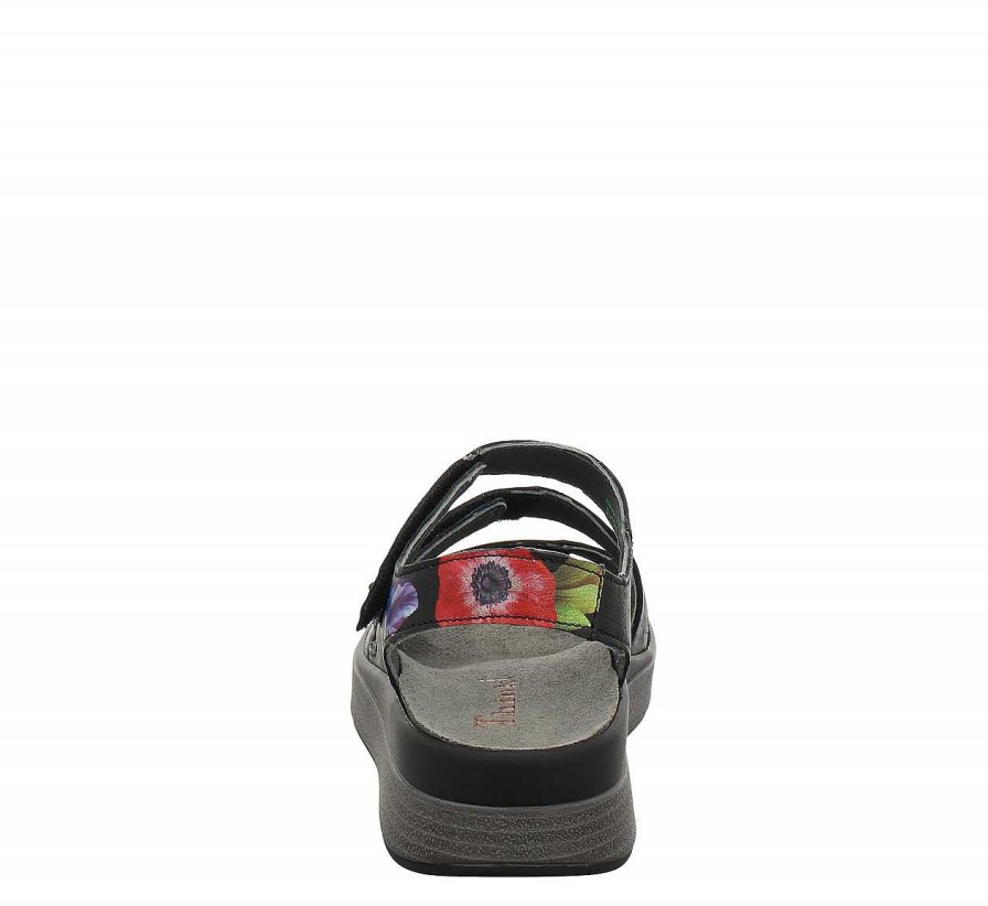 Sandals | Think Sandals Meggie Strap Sandal - Black/Combi