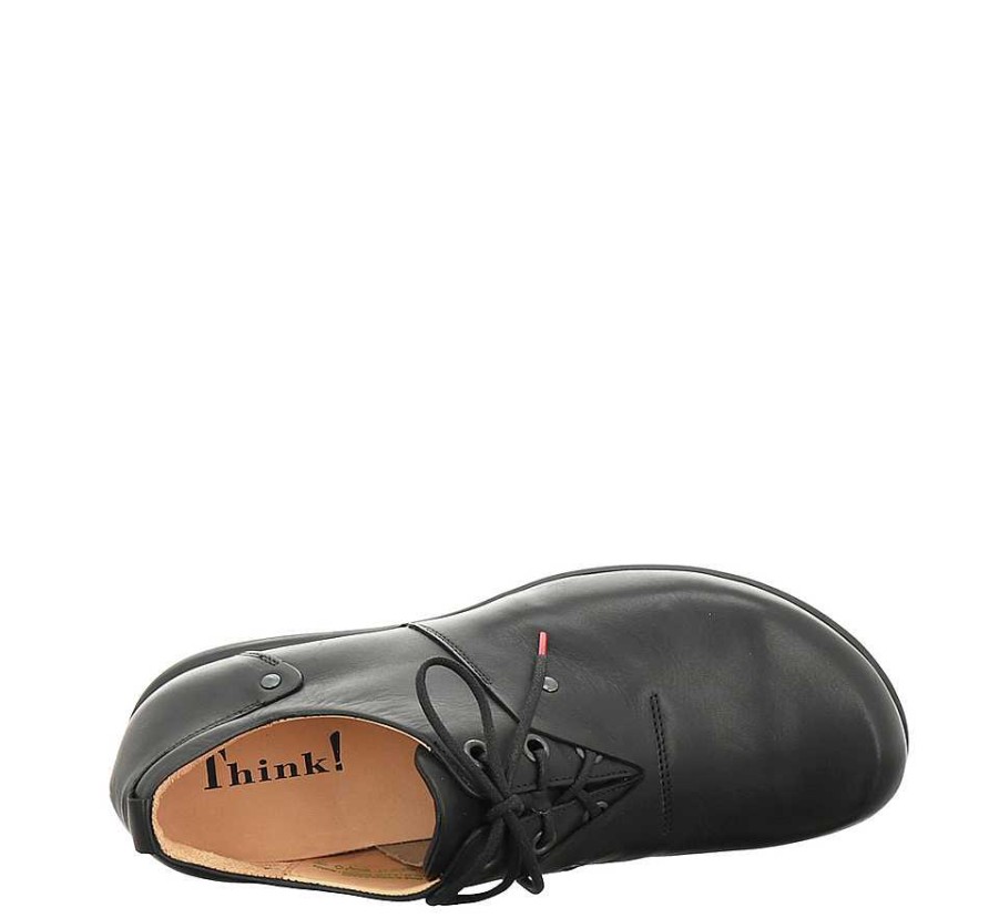 Low Shoes | Think Low Shoes Kong Lace Up Shoe - Black